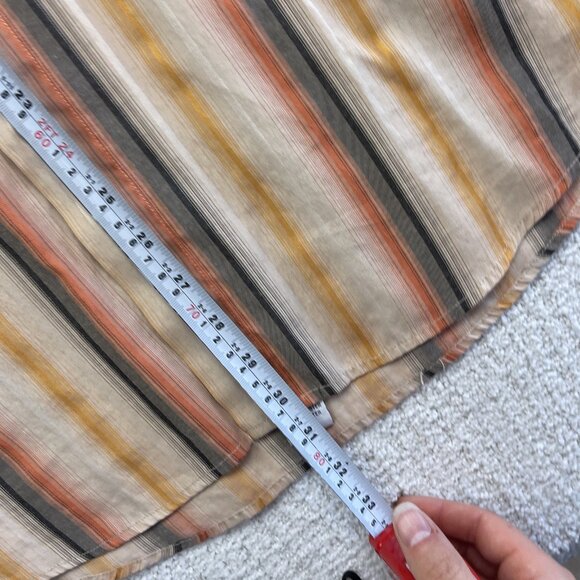 Sergio Louis Italy Long Sleeve Button-front Shirt Men S Aztec Stripes Western - Picture 8 of 13